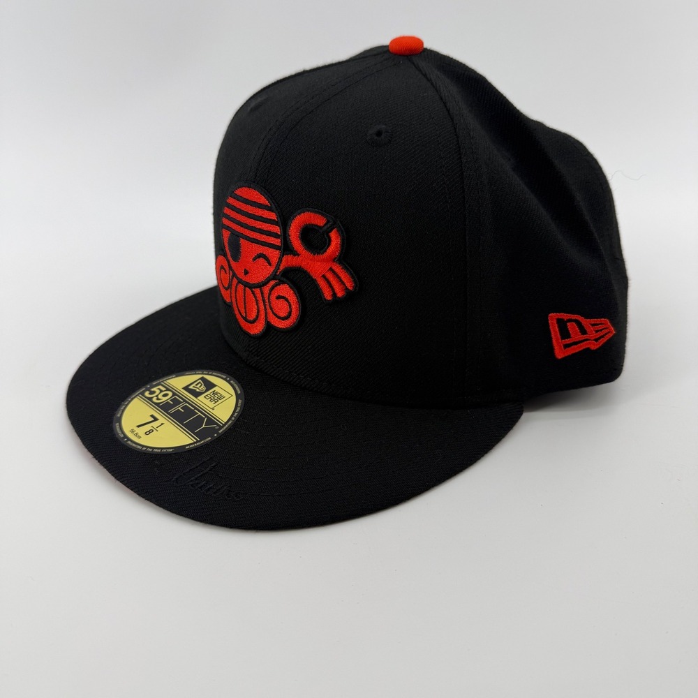 NEW ERA 59FIFTY ONE PIECE NAMI 59FIFTY FITTED CAP black/orange